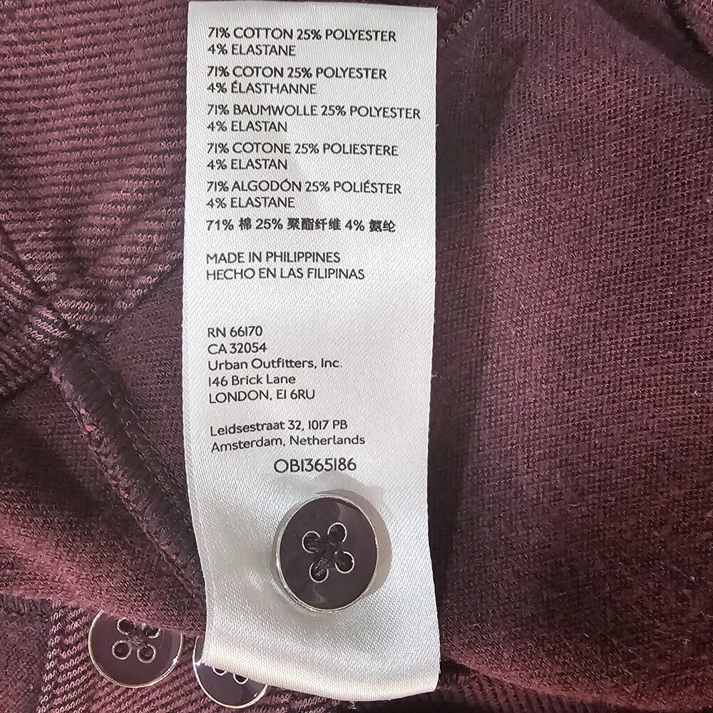 Maeve Anthropologie High Rise Seamed Split Hem Pants In Plum Size 14 Equestrian - Picture 11 of 11